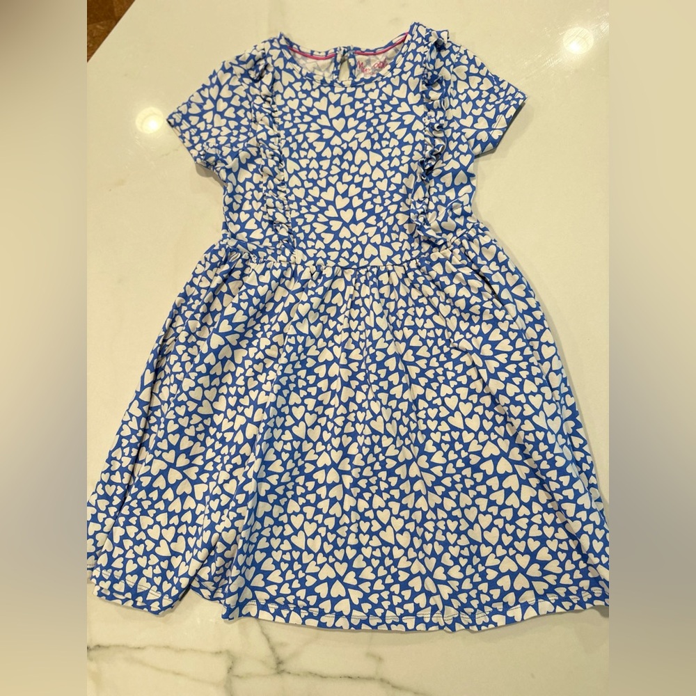 Girls Mini Boden Heart Dress